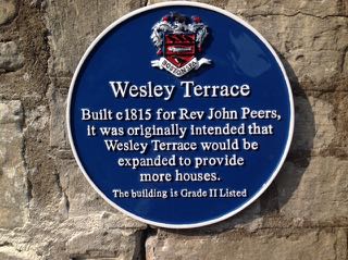 wesley terrace blue plaque