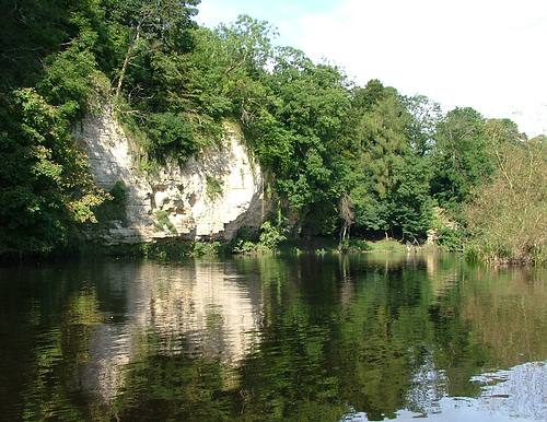 riverside cliffs