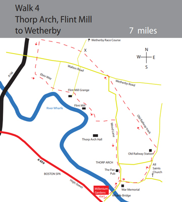 walk 4 - thorp arch, flint mill to wetherby