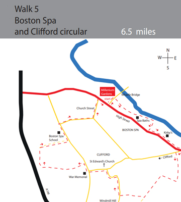 walk 5 - boston spa and cllifford circular